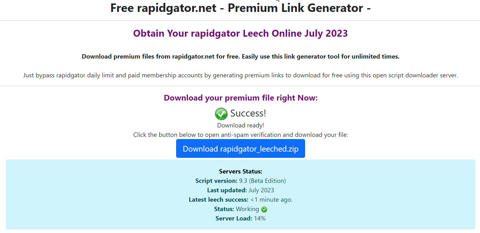 Download Premium File