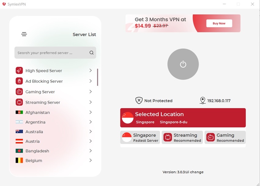 Download and install Symlex VPN